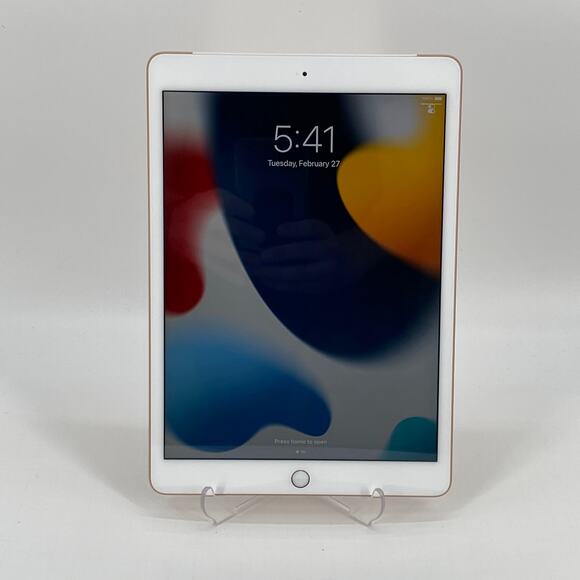 Apple iPad (7th Generation) – 32 GB – Wi-Fi + Cellular – Gold - Picture 1 of 4